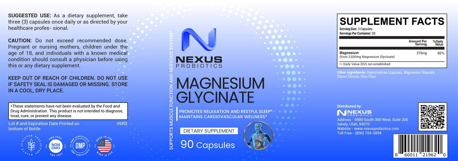 Nexus Probiotics Magnesium Glycinate